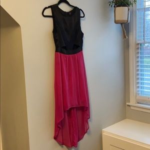 2b Bebe high low dress